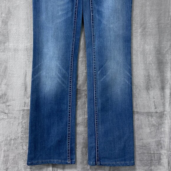 WHBM The Boot High-Rise Medium Wash Jeans Sz 0 - Picture 6 of 12
